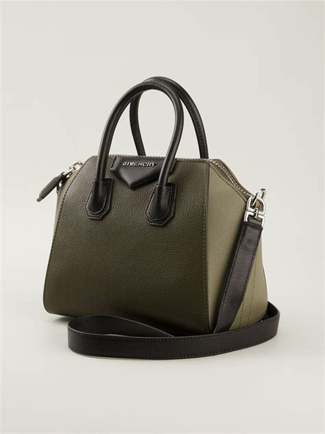 givenchy antigona green small|mini antigona lock denim tote bag.